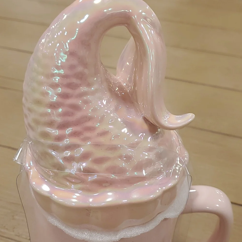 Pink Ariel Mug and Topper - Picture 2 of 5